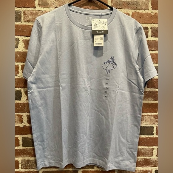 Uniqlo Tops - Uniqlo x Disney MAGIC FOR ALL w Yu Nagaba JP Alice in the Wonderland embroidered